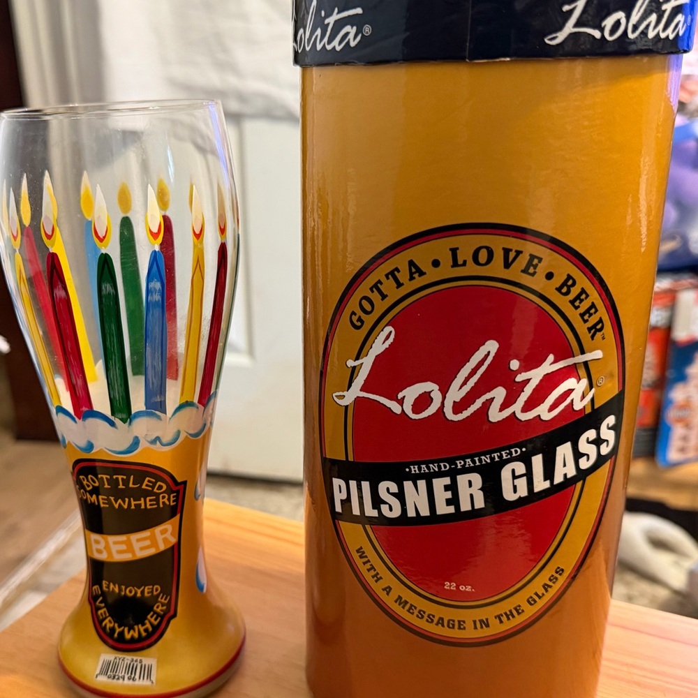 Lolita Colorful Birthday Pilsner Glass